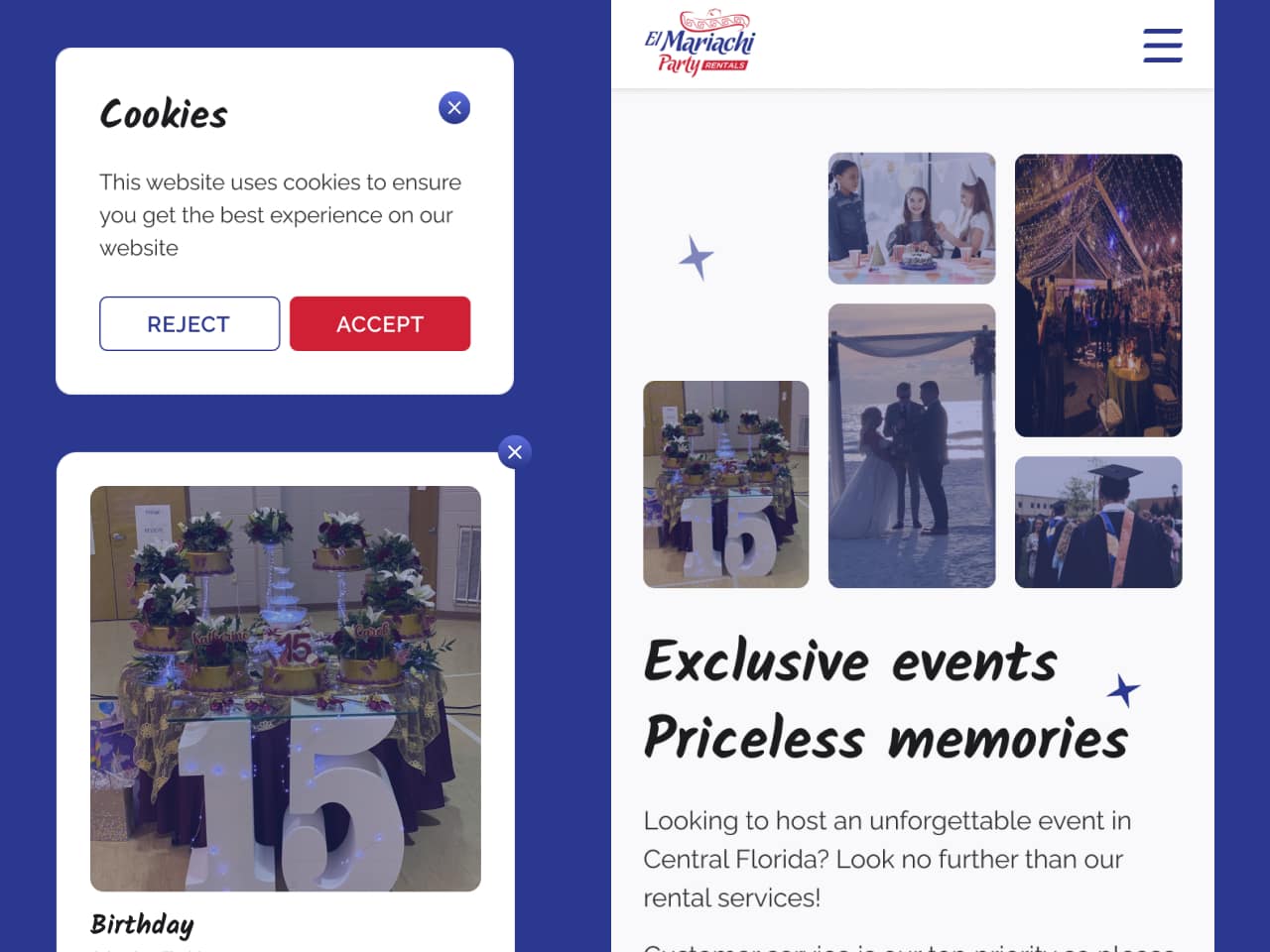 Rental-Website-for-Party-Requirments-Wilson-Wings-3