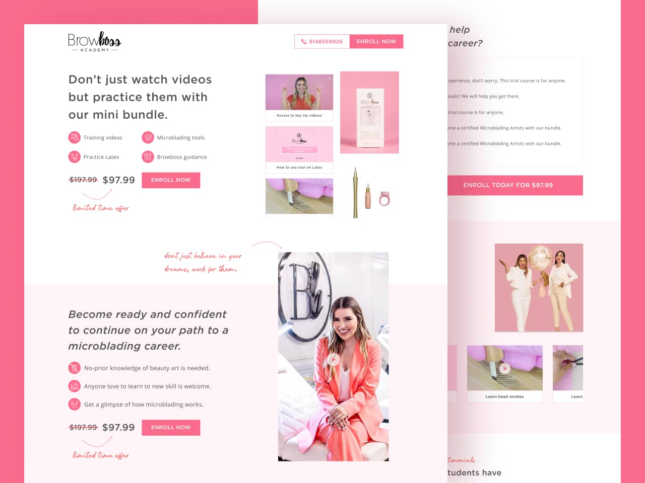 Sales-Landing-Page-for-Beauty-Products-Courses